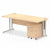 Impulse 1800mm Cantilever Straight Desk With Mobile Pedestal