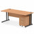 Impulse 1800mm Cantilever Straight Desk With Mobile Pedestal