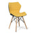 Amelia – Stylish Lightweight Fabric Chair with Solid Beech Legs and Contemporary Panel Stitching